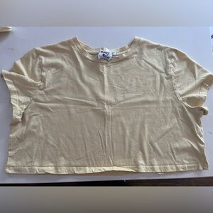Princess Polly Yellow Crop Top Shirt